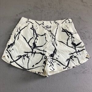 The North Face Womens Class V Water Shorts White Black Abstract Print Large L